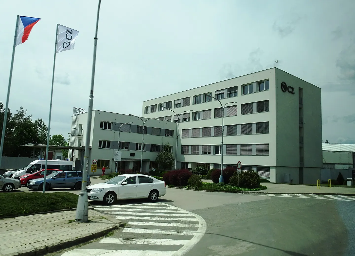Česká zbrojovka factory building in Uherský Brod